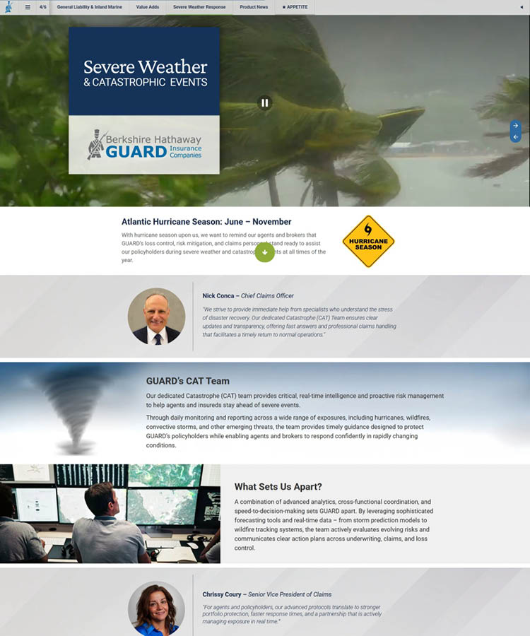 Good Things at GUARD Newsletter, Severe Weather Response