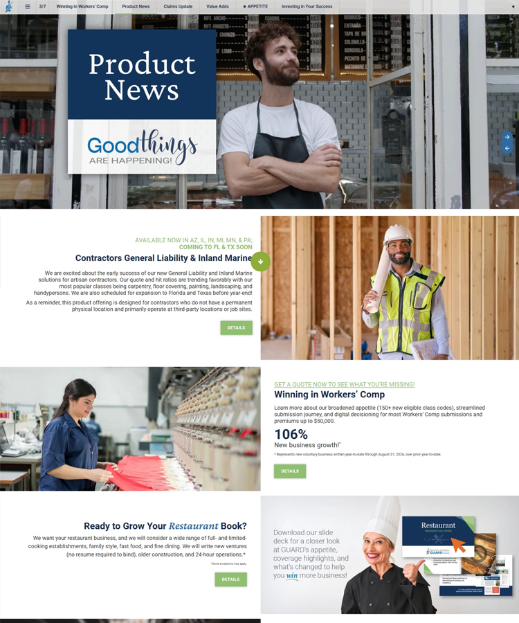 Good Things at GUARD Newsletter, Product News Feature
